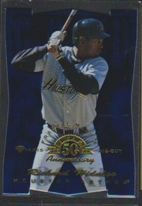 1998 LEAF FRACTAL MATRIX DIAMOND AXIS DIE CUT #191 RICHARD HIDALGO SP ASTROS#/50