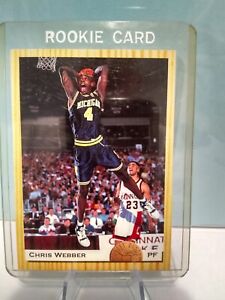 1993 Classic Chris Webber RC Rookie Michigan Wolverines #1