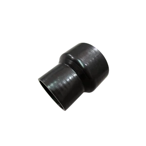 CXRACING 5"- 4" Reductor de manguera de silicona negro para tubo de admisión intercooler 4,5" de largo - Imagen 1 de 1