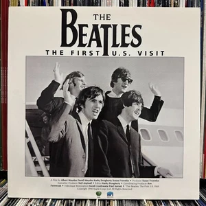 THE BEATLES - THE FIRST U.S. VISIT (LASERDISC) 1990!! RARE!! APPLE / MPI HOME - Imagen 1 de 4