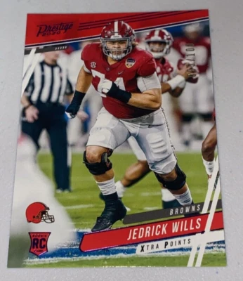 2020 Panini Prestige Jedrick Wills RC Xtra Points Purple /100 #250 - Image 1 of 4