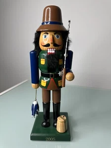 Nutcracker Fisherman, 14 Tall, 2005 Exclusive, Fishing Pole & Fish (a2-6) - Picture 1 of 13