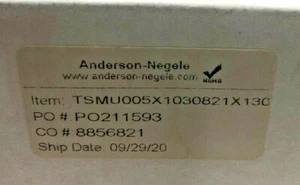 NEW ANDERSON-NEGELE     TSMU005X1030821X130 - Picture 1 of 5