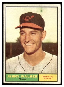 1961 Topps   Jerry Walker  Baltimore Orioles #85