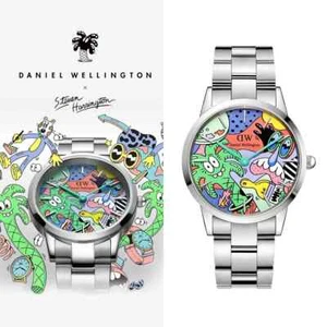 DANIEL WELLINGTON Steven Harrington Iconic Link Multicolor DW00100734 NUOVO - Imagen 1 de 2