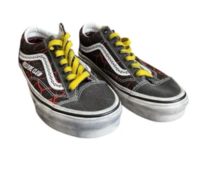 Vans X Stranger Things Hellfire Club Style 36 Shoes Mens Size 7 Ladies 8.5 - Picture 1 of 7