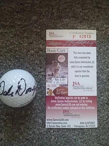 Dale Douglas Autographed Signed Golf Ball JSA Authentication - former Ryder Cup - Picture 1 of 2