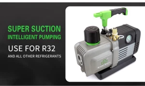 SUPERSTARS ST-8BM INTELLIGENT DUAL STAGES VACUUM PUMP 8.5CFM 1HP for R32 - Picture 1 of 7