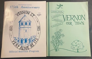 (2) Vernon, CT 1808-1983 175th Anniversary Official Souvenir Program 1983 - Picture 1 of 2