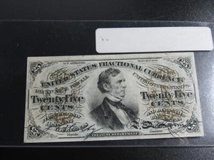 1864-1869 25Cents Fractional Currency #37 Third Issue Fr 1294 - Gem+ details - Picture 1 of 2