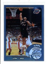 KARL MALONE 2002/03 TOPPS CHROME #27 REFRACTOR  BA6989