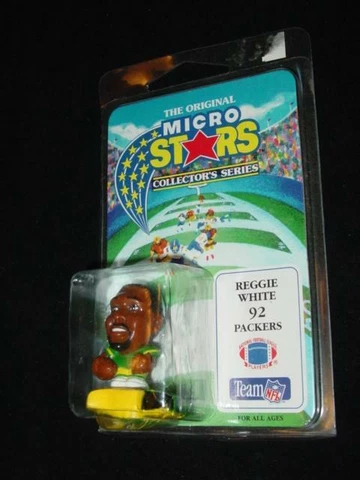 Micro Stars Collector's Series - REGGIE WHITE #92 Green Bay PACKERS - NEW - NFL Cover