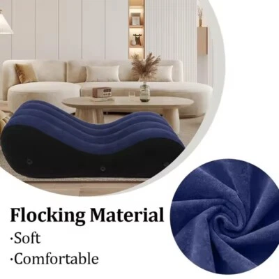 SexLove Pillow Inflatable Sofa Bed Air Cushion Yoga Chaise Lounge Chair Portable - Image 1 of 4