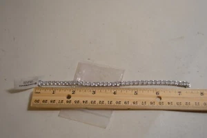 GENUINE Giani Bernini Cubic Zirconia Tennis Bracelet in Sterling Silver - Picture 1 of 4