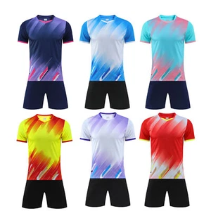 Boys Uniform Contrasting Striped Set Team Tracksuit Kids Shorts Youth T-shirt - Picture 1 of 60