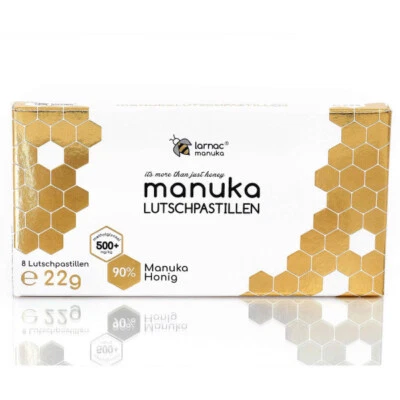 Larnac Manuka Honig Lutschpastillen 500+ 22g | Original Bonbons Neuseeland