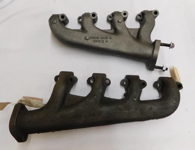 Nuevo par de colectores de escape HiPo 1965 1966 1967 Ford Mustang 289 NOS RH Repro LH Foto 1 de 4