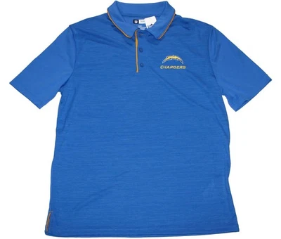 Los Angeles Chargers NFL Team Apparel Polo Shirt Blue Size L Embroidered Logo - Image 1 of 3