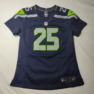 Nike Seattle Seahawks Women's M Richard Sherman Jersey 25 NFL Official EUC Blue - Picture 1 of 10