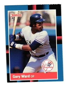 1988 Donruss #251c Gary Ward New York Yankees - Picture 1 of 2