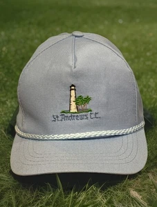 St Andrews Country Club Boca Raton Florida Ultimate Luxury Blue Baseball Cap - Picture 1 of 8