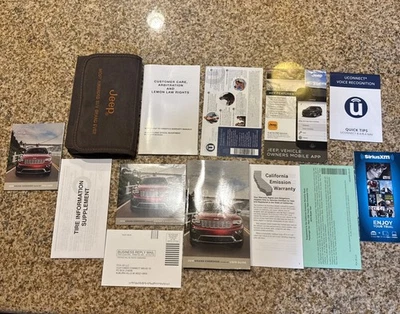 Juego manual del propietario OEM Jeep Grand Cherokee DVD y estuche funcionará con otros años Foto 1 de 4