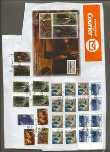 New Zealand 2025 parcel piece with $85 postage, 2024 Railway cover [133 - Picture 1 of 2