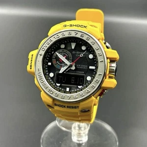 Casio G-Shock GWN-1000 Gulfmaster Solar Yellow Used with Box - Picture 1 of 9