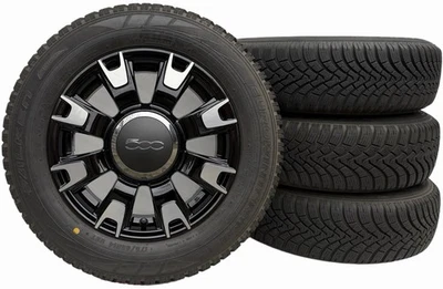 Original Fiat 500 175/65 R14 Winterräder Winterreifen Alufelgen Rim 14 Zoll - Bild 1 von 4