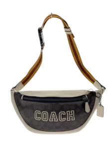 Coach Umhängetasche/Leder/Braun/Allover Print Innentaschen Logo gebraucht - Bild 1 von 8