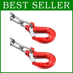 Gabelkopfhaken aus legiertem Stahl mit Riegel, 6944 lbs Limit - Bild 1 von 8