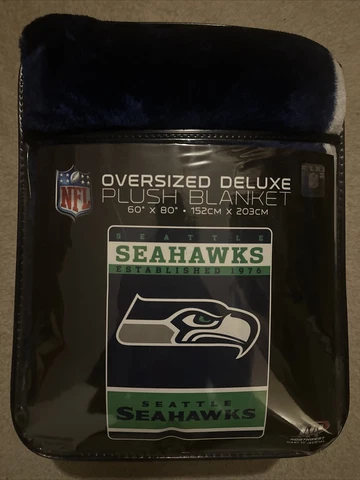 NEW Official Seattle Seahawks NFL 60" x 80" Plush Blanket Northwest Company Cover