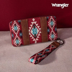 WG2203-W006 Wrangler Southwestern Art Print Wallet - Picture 1 of 17