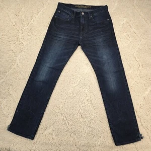 Men's American Eagle Slim Straight Blue Washed Jeans- 31W x 32L *Actual 32x31.5 - Picture 1 of 11