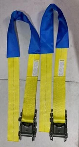 Set of 2 - 3" Under Lift Tie Down Straps & Ratchets for Century Jerdan Vulcan - Imagen 1 de 4