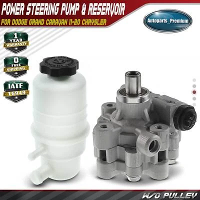 Bomba de dirección asistida con depósito para Dodge Grand Caravan 11-20 Chrysler Ram C/V Foto 1 de 4