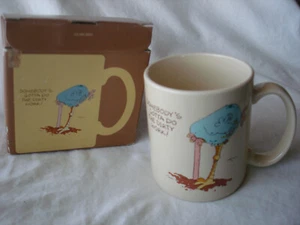Hallmark Strauß 12 Unzen Keramiktasse Japan SOMEBODY'S GOTTA DO THE DIRTY WORK! - Bild 1 von 12