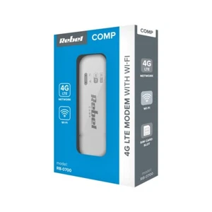 5901890076258 Rebel 4G Modem (biały) Rebel - Zdjęcie 1 z 8