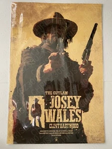 The Outlaw Josey Wales Clint Eastwood Paglierino Poster Print 24x36 SIGNED Mondo - Picture 1 of 2