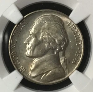 Schöne Juwel 1941-D NGC MS65 Jefferson Nickel 5C Cents US Münze - Bild 1 von 4