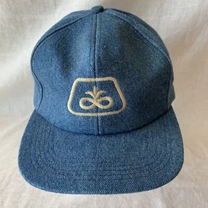 Vintage Blue Denim Pioneer Trucker Hat Snap back - Picture 1 of 11