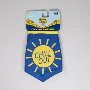 Banana Boat Cooling Bandana Hund Welpe Haustier "Chill Out" Reversibel Hält Hunde Cool - Bild 1 von 1