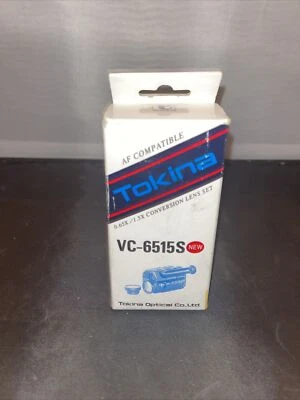 Tokina Video AF Video Conversion Lens Set Wide 0.65X And Tele 1.5x lens VC-6515S - Image 1 of 4