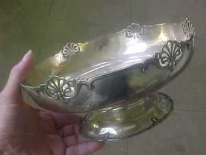 Antique 20s MAPPIN & WEBB M&W Sheffield Hallmarked Solid Sterling BOWL Vtg 364g - Picture 1 of 10