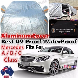 Fits Mercedes Benz A B C Class car cover Aluminum UV Proof Water Proof car cover - Picture 1 of 8