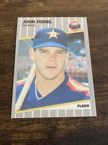 1989 Fleer #358 John Fishel RC Houston Astros Rookie C8598* - Picture 1 of 1