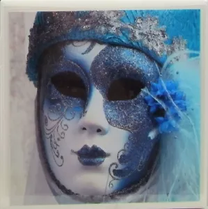 Set of 1 - Ceramic Tile Coasters - Carnival (Buy 3 Sets - Get 1 Set Free) 1 A - Picture 1 of 6