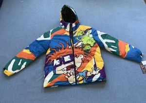 MEMBERS Only x Nickelodeon RUGRATS GIANT SCREEN AO ALL OVER HOODED JACKET - Picture 1 of 12