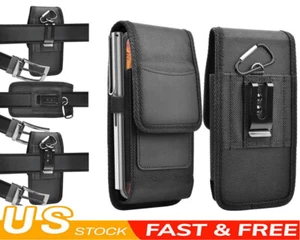 For Motorola Moto G 5G 2025/2024/2023/2022 Case Nylon Pouch Belt Clip Holster - Picture 1 of 12