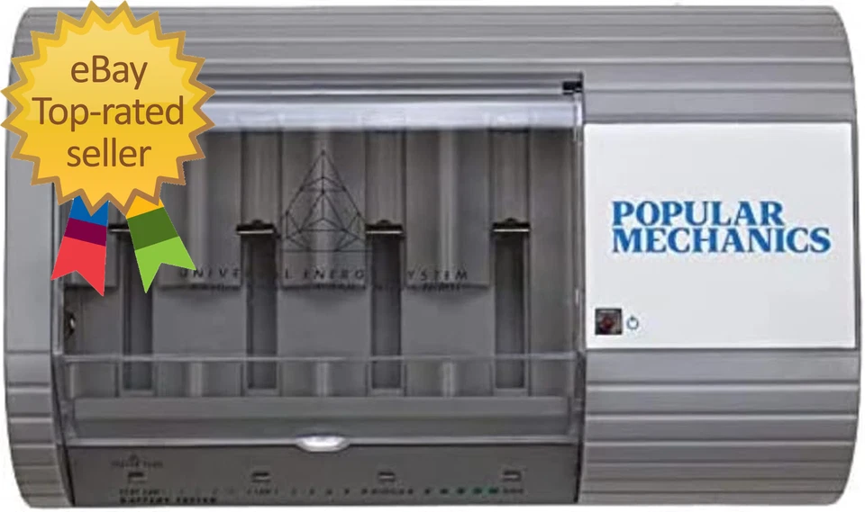 Cargador de batería recargable para batería alcalina y Nimh AAA, AA, C, D, N, 6V o 9V Foto 1 de 1